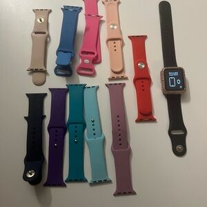 Apple Black and Cream Smartwatch with Interchangeable Bands